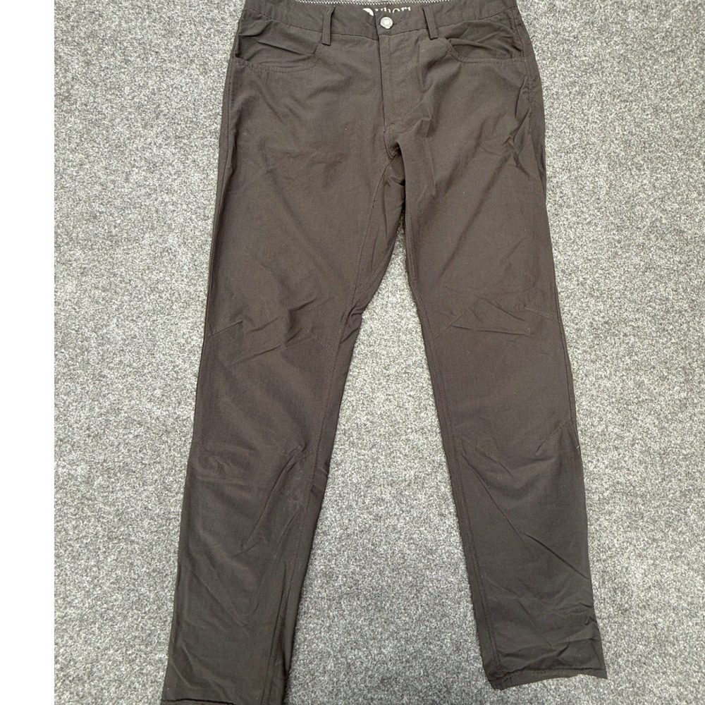 Vuori Meta Pants Mens‎ 32 Charcoal Grey Tech Stretch Commuter Trousers
